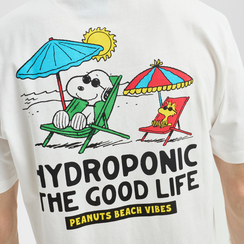 Camiseta Hydroponic x Peanuts Good Life Blanco