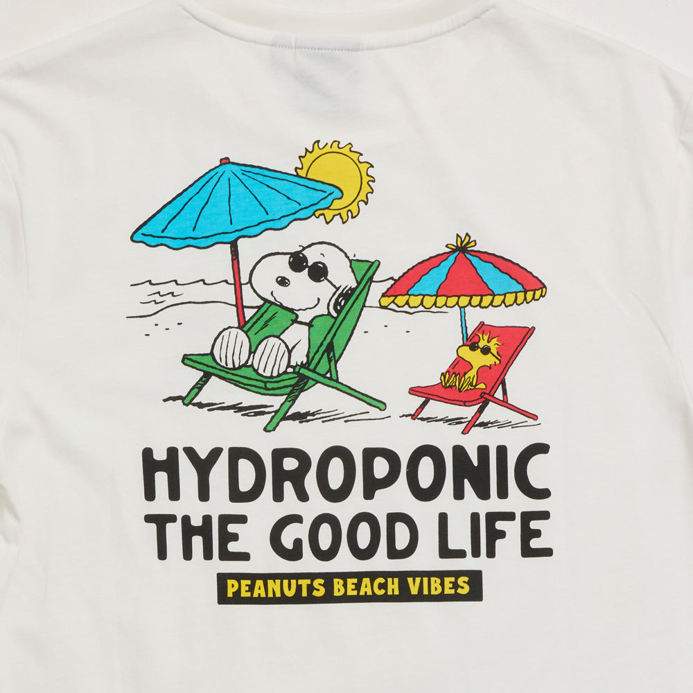 Camiseta Hydroponic x Peanuts Good Life Blanco