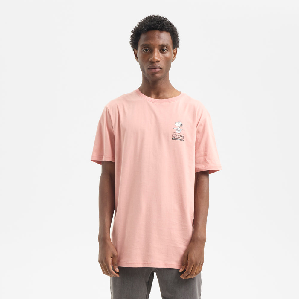 Camiseta Hydroponic x Peanuts Good Life Peach Blossom