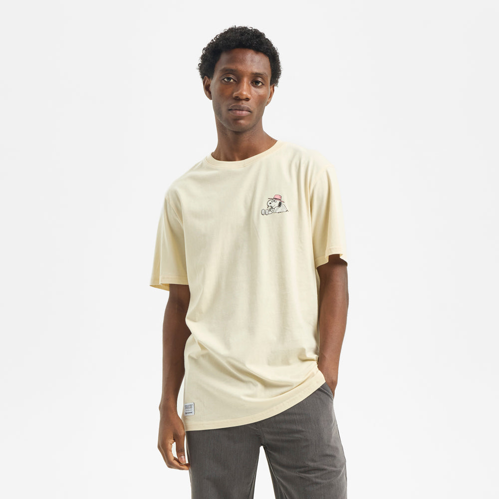 Camiseta Hydroponic x Peanuts Cactus Crema