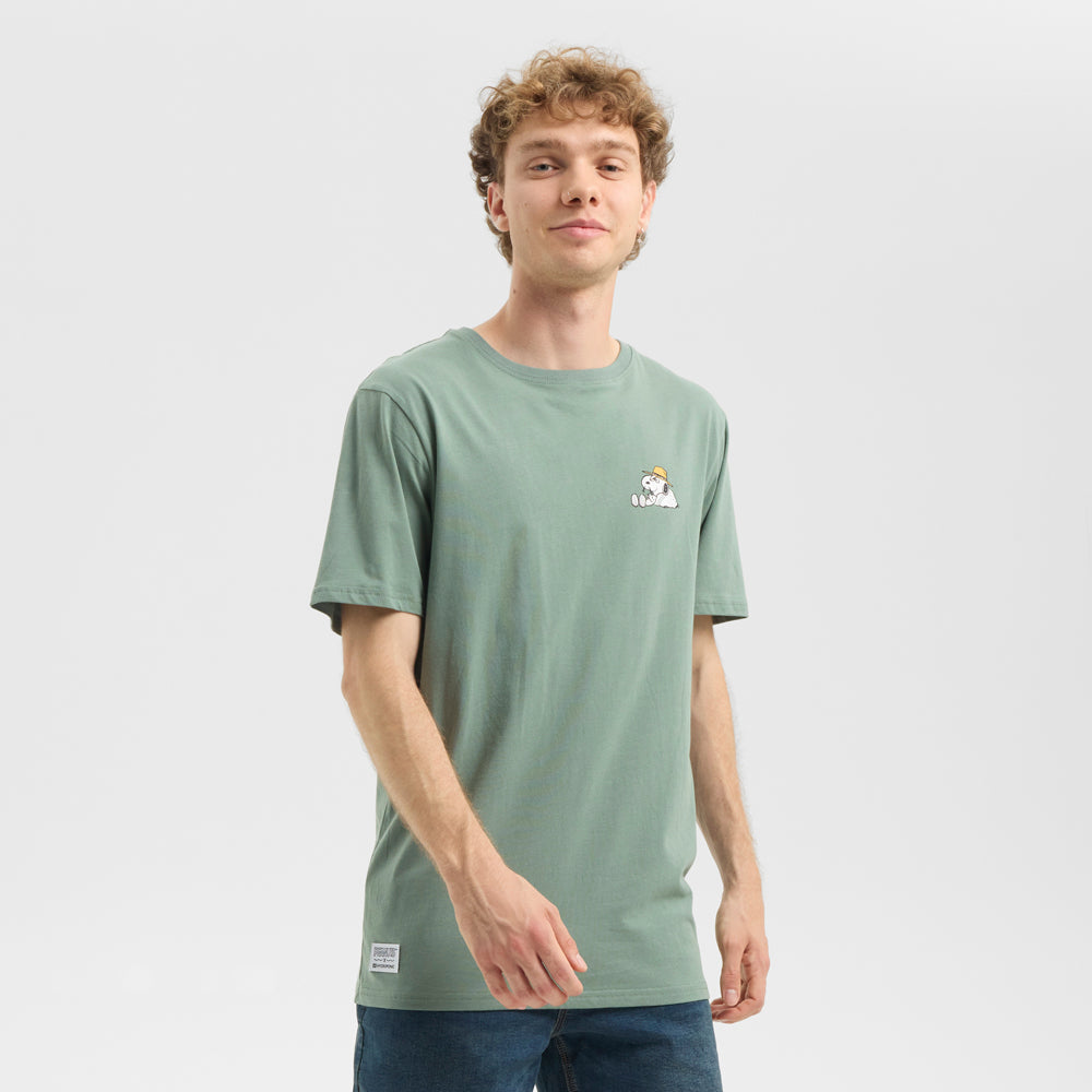 Camiseta Hydroponic x Peanuts Cactus Verde