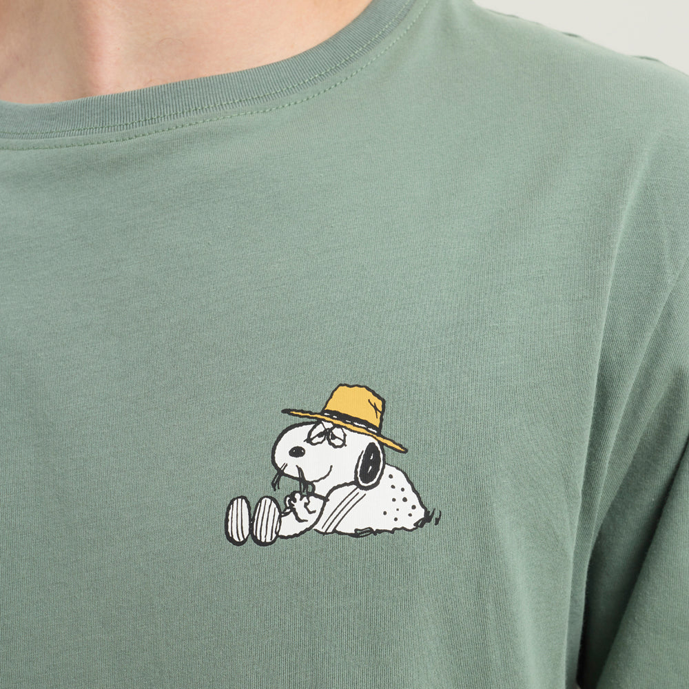 Camiseta Hydroponic x Peanuts Cactus Verde