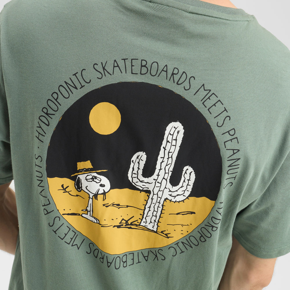 Camiseta Hydroponic x Peanuts Cactus Verde