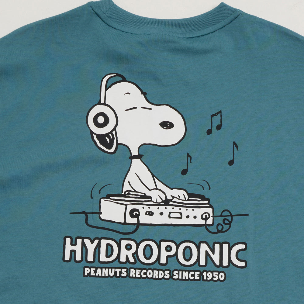 Camiseta Hydroponic x Peanuts DJ Bone Teal