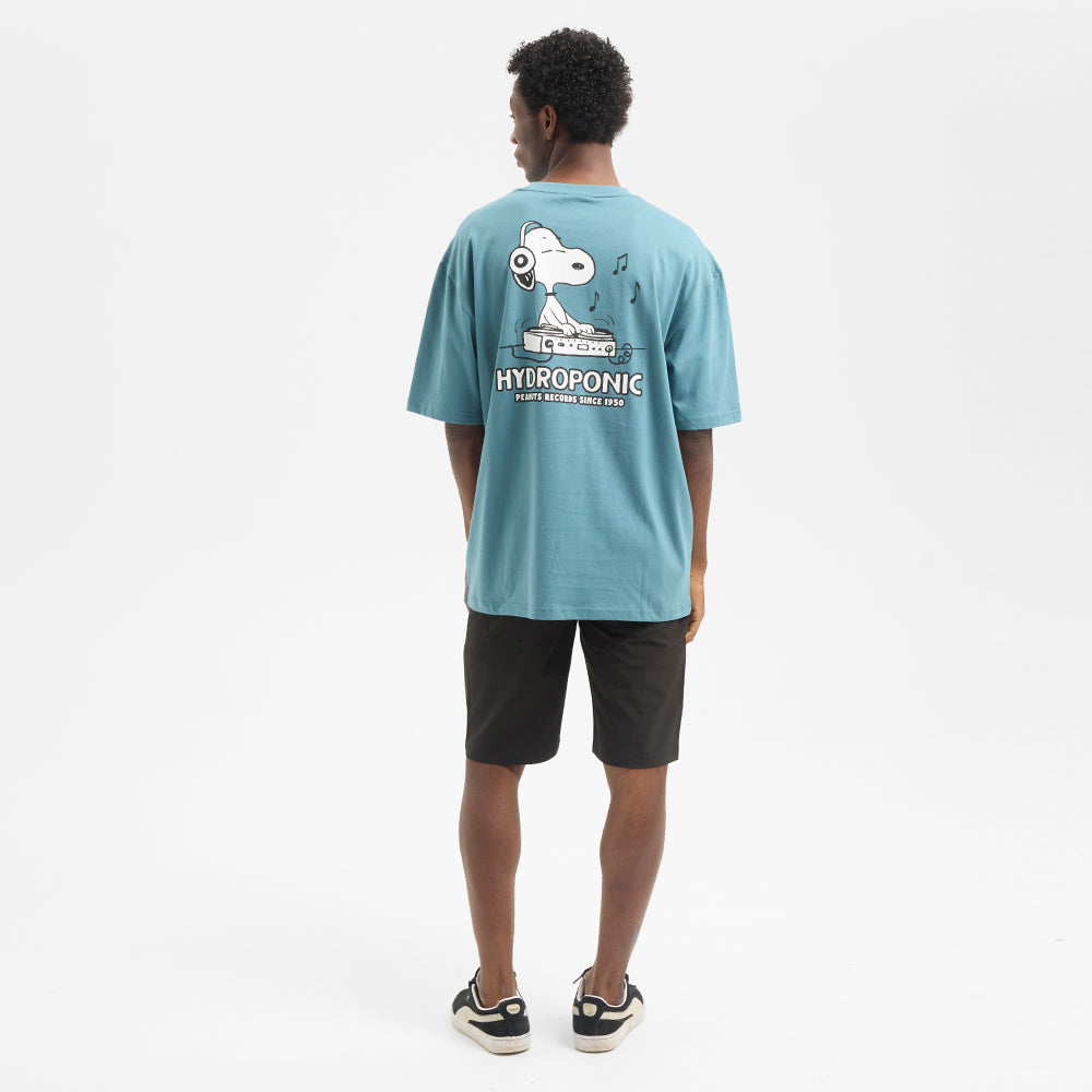 Camiseta Hydroponic x Peanuts DJ Bone Teal