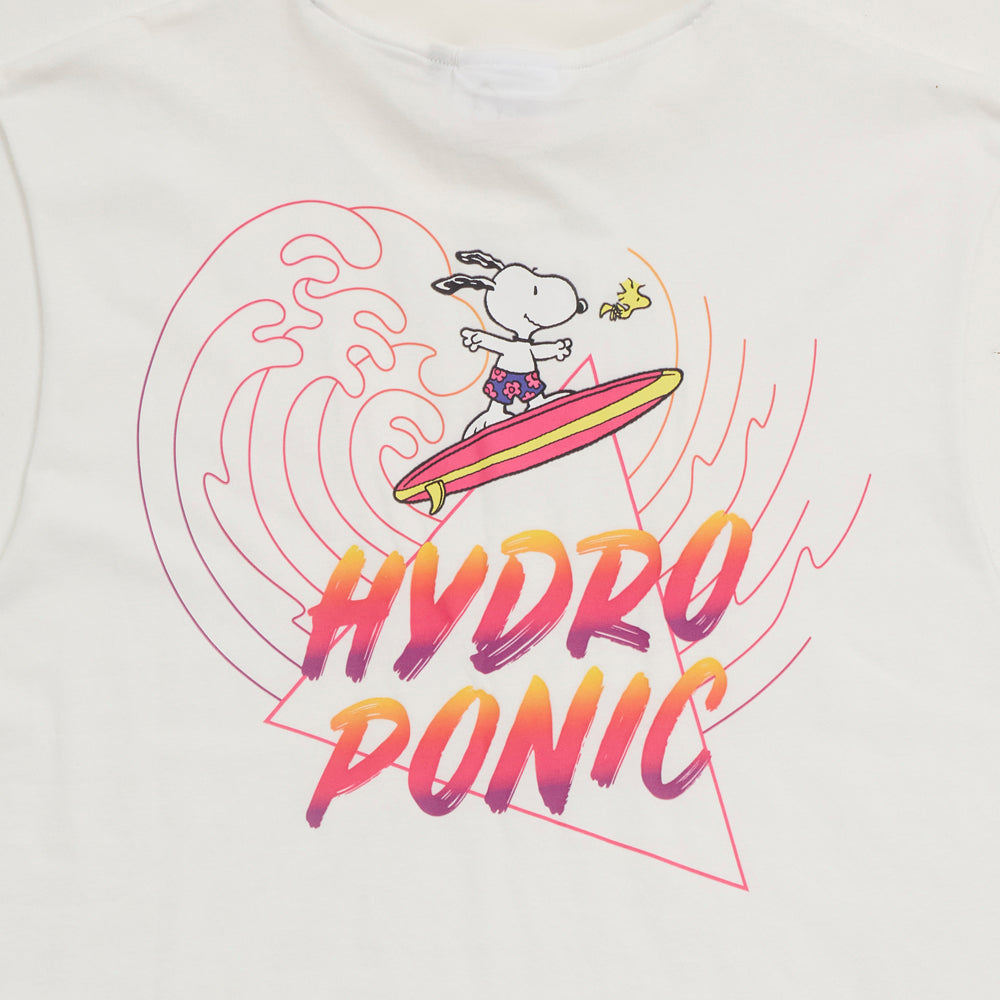 Camiseta Tirantes Hydroponic x Peanuts Big Wave Blanco
