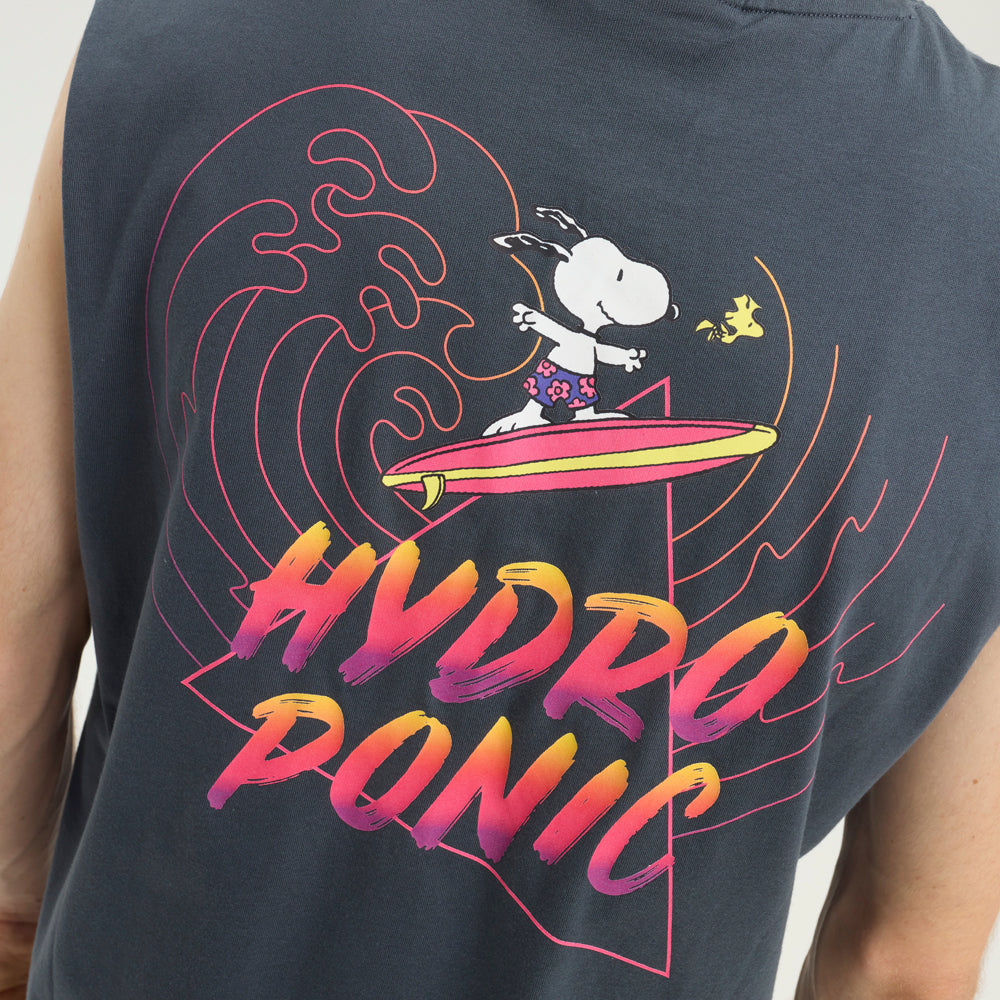 Camiseta Tirantes Hydroponic x Peanuts Big Wave Azul Marino