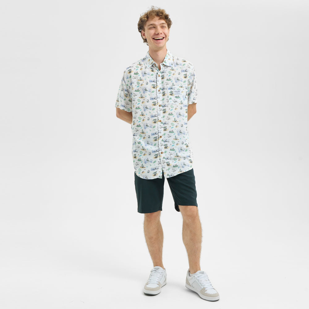 Camisa Hydroponic x Peanuts Beach Blanco