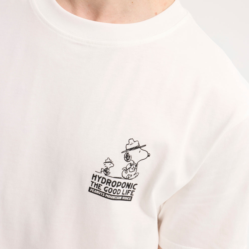 Camiseta Hydroponic x Peanut Campfire blanco