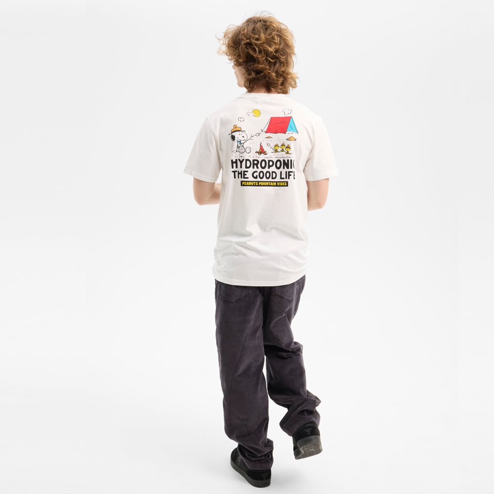 Camiseta Hydroponic x Peanut Campfire blanco