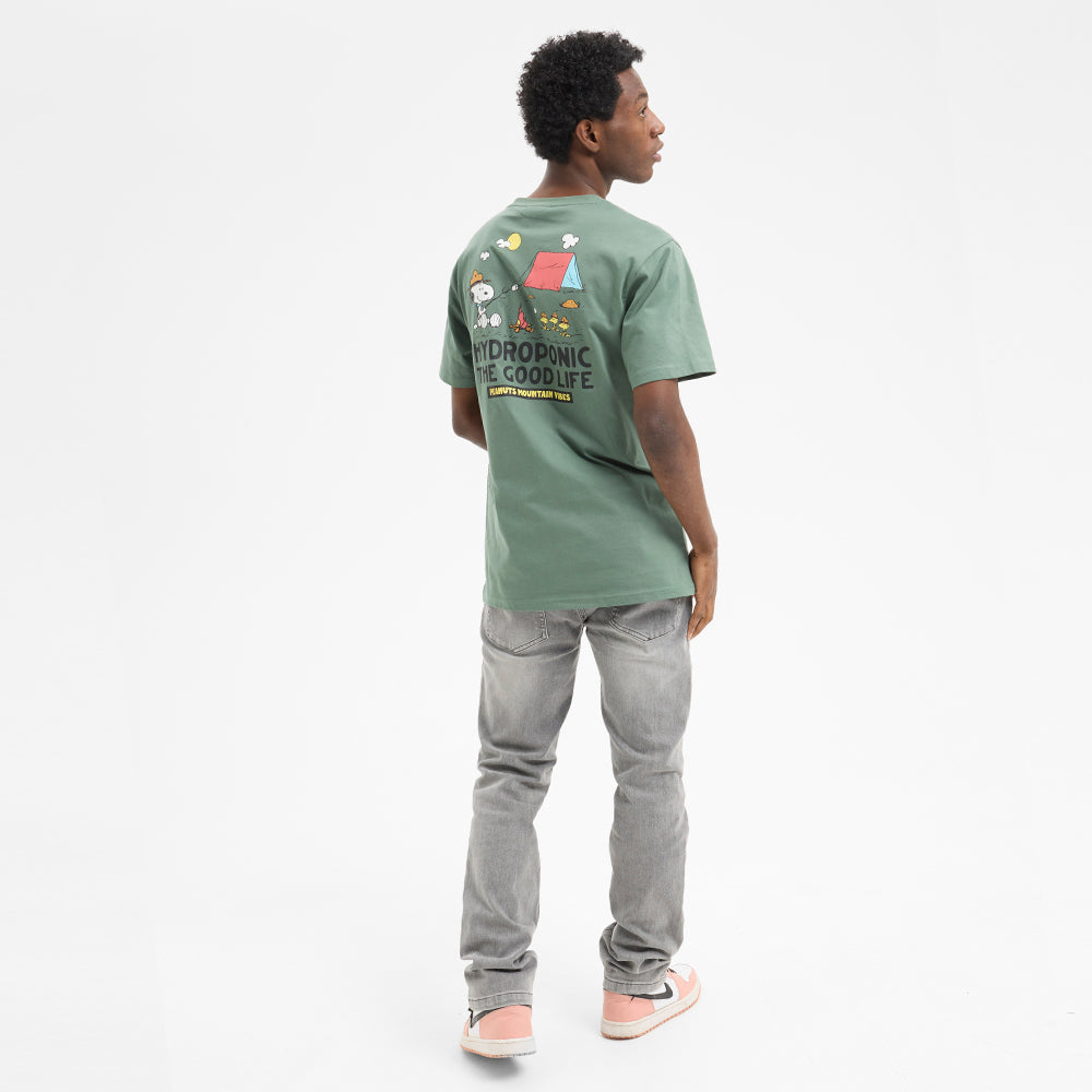 Camiseta Hydroponic x Peanut Campfire Forest Green