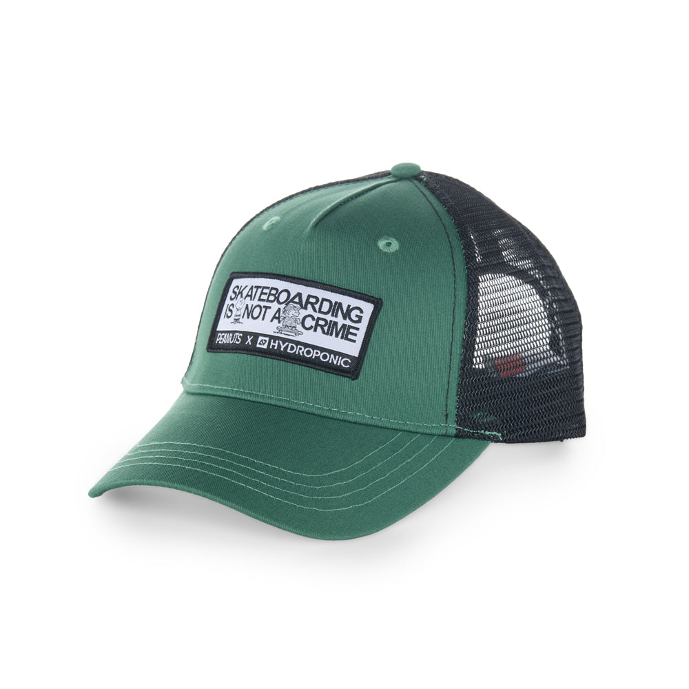 Gorra Hydroponic x Peanuts Crime Verde Negro
