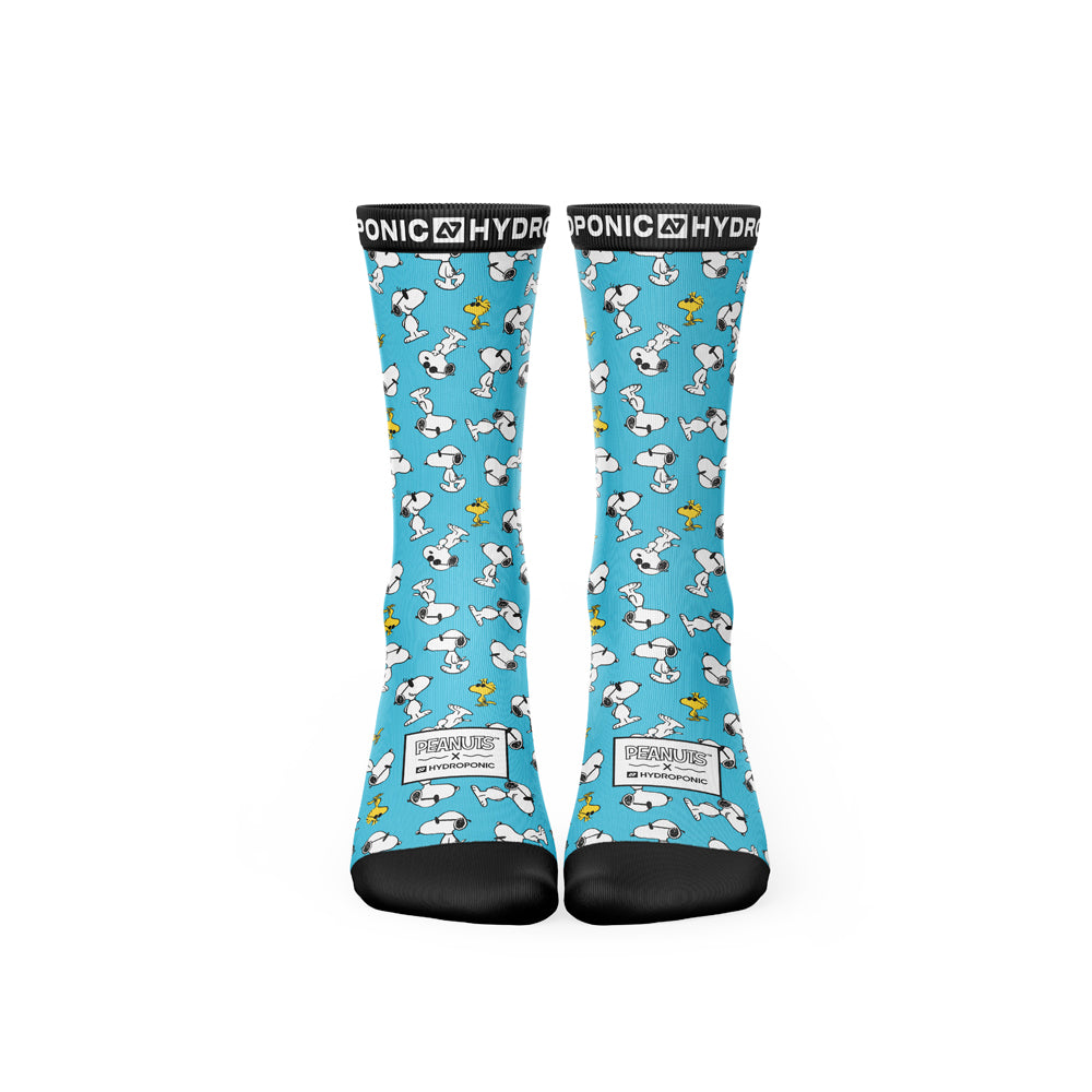 Calcetines Hydroponic Peanuts Cool Turquoise