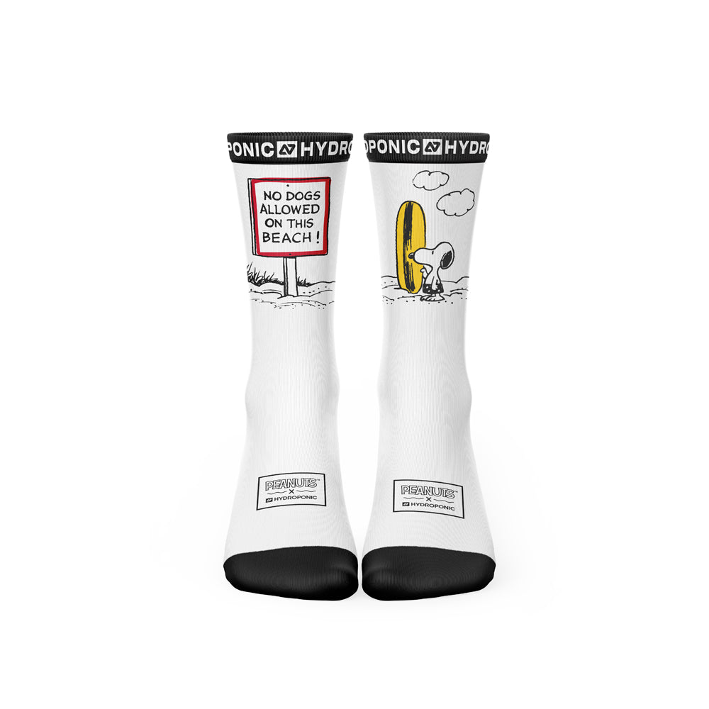 Calcetines Hydroponic x Peanuts No Dogs Blanco
