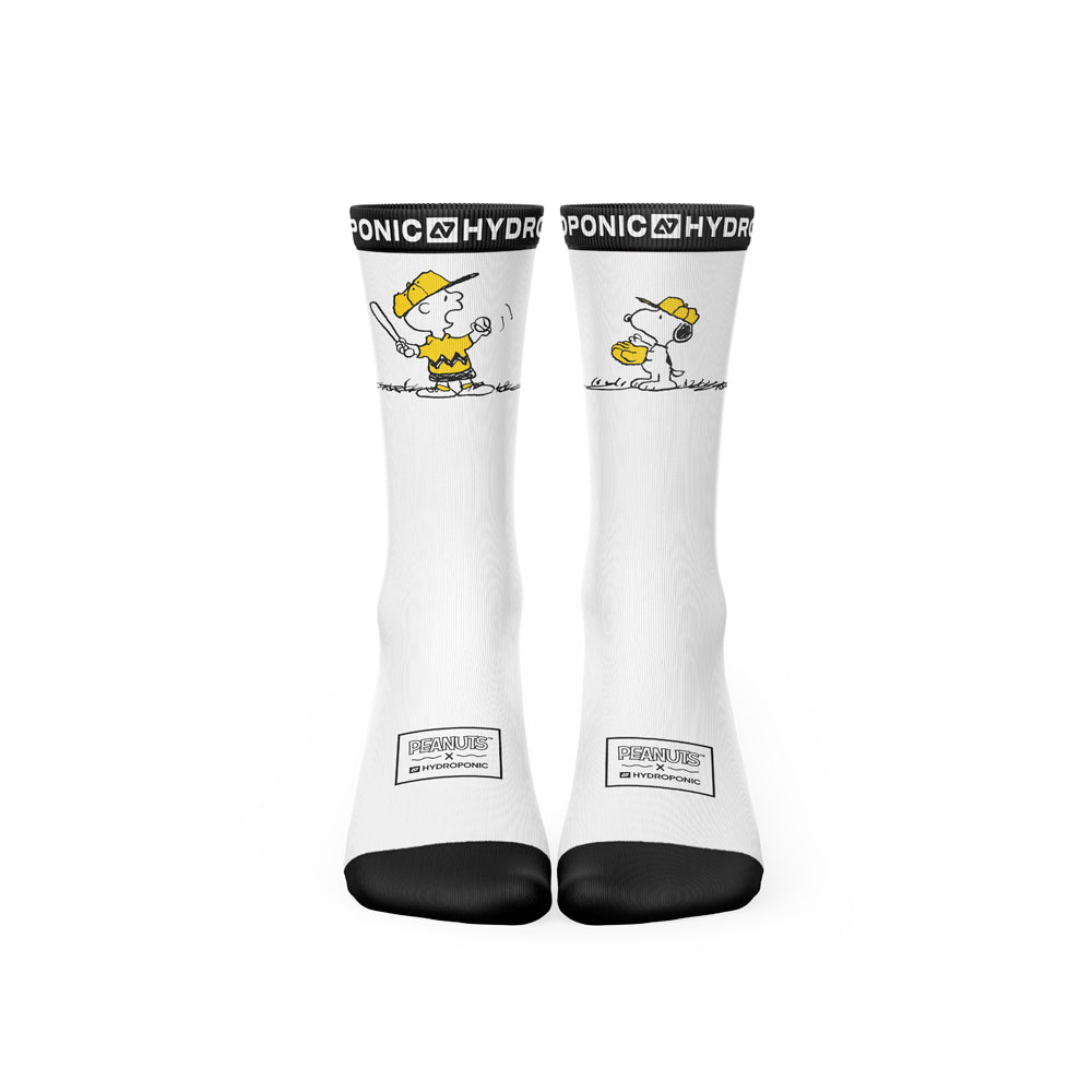 Calcetines Hydroponic x Peanuts Baseball White
