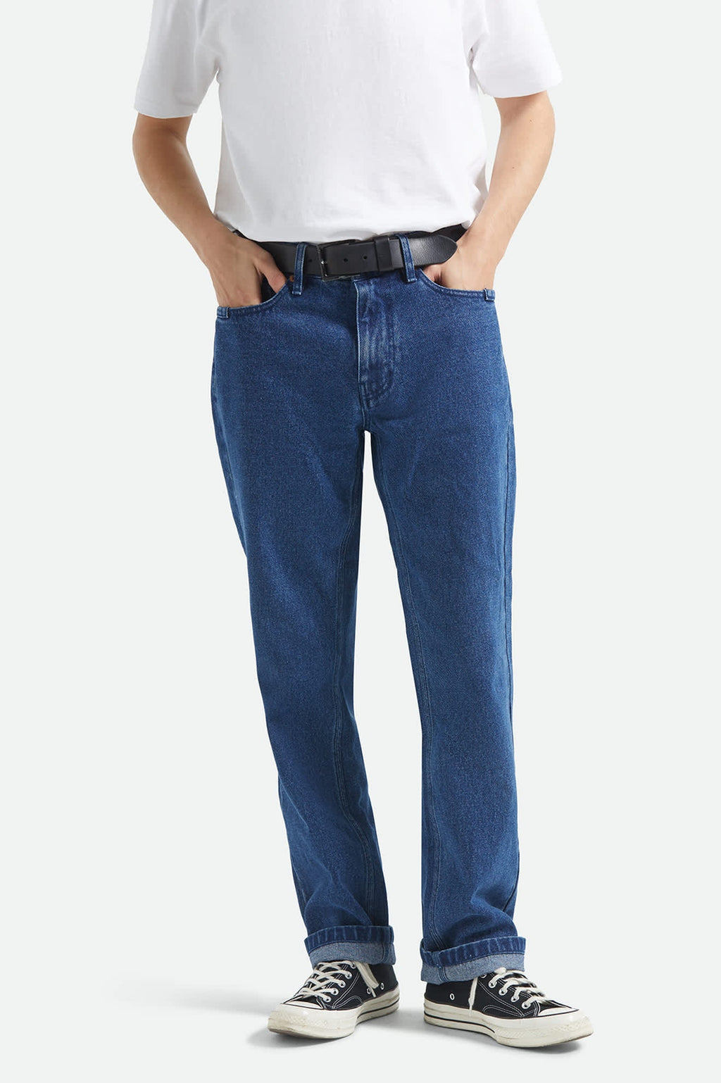 Pantalón Brixton Builders Denim Azul Medio