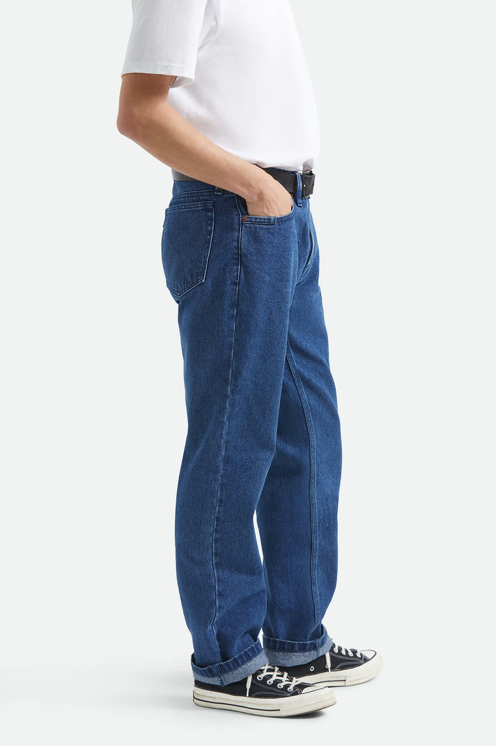 Pantalón Brixton Builders Denim Azul Medio