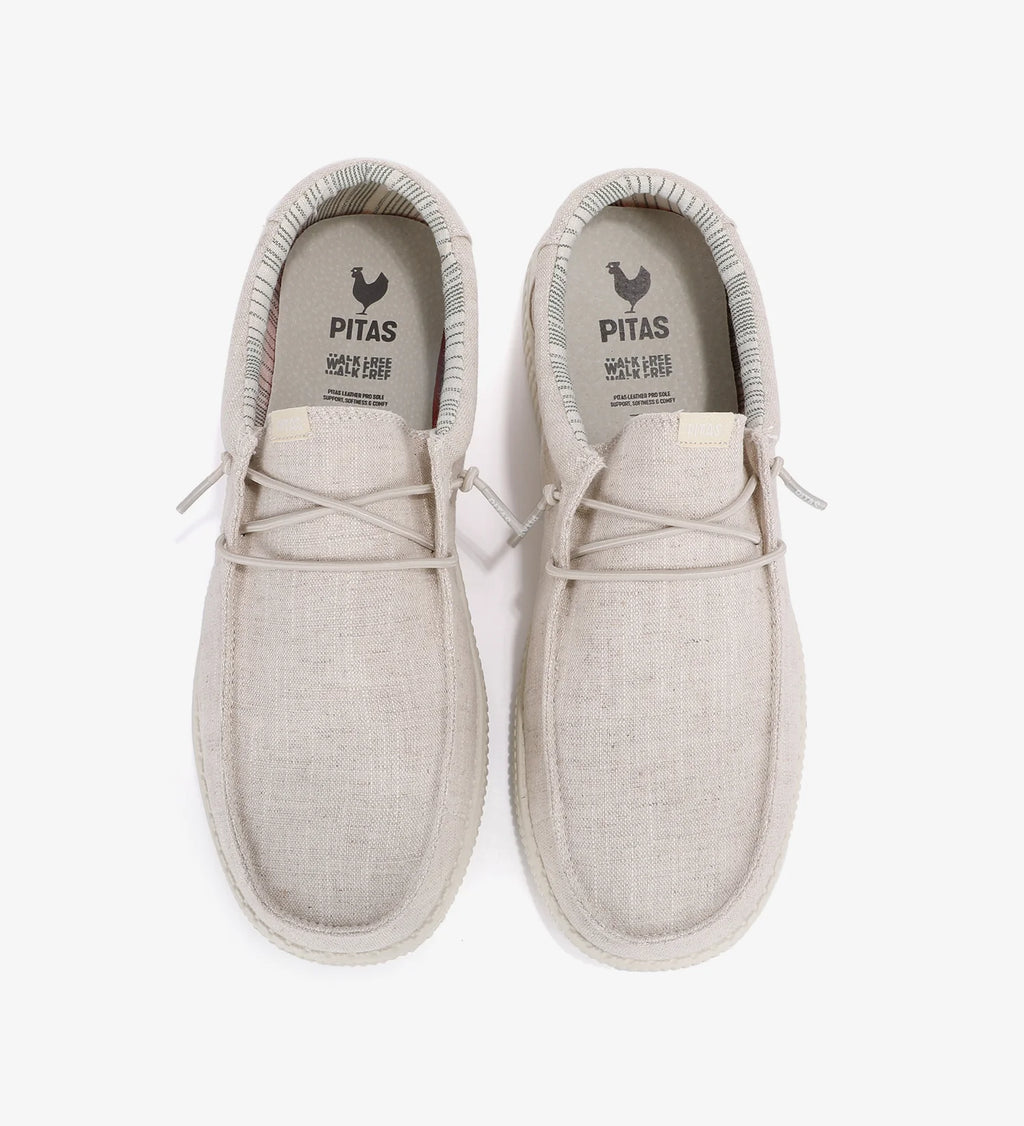 Zapatillas Walk in Pitas Wallabi WP150 Linen Crudo