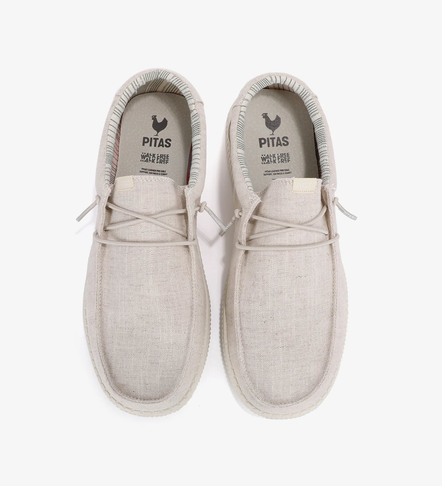 Zapatillas Walk in Pitas Wallabi WP150 Linen Crudo