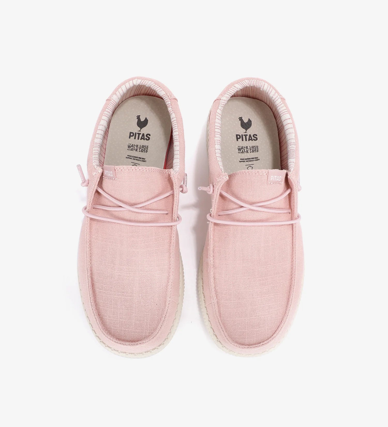 Zapatillas Walk in Pitas Wallabi WP150 Linen Rosa