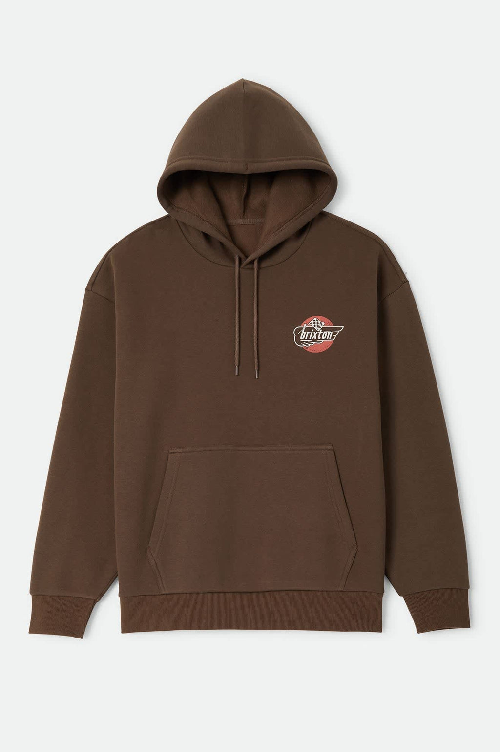Sudadera Brixton Heyward Hood Wallnut Brown