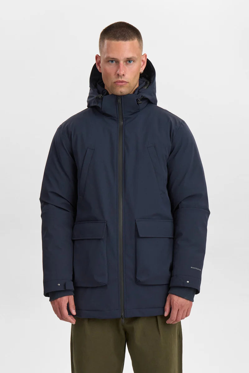 Anerkjendt Manteau Akbruce Bleu Marine