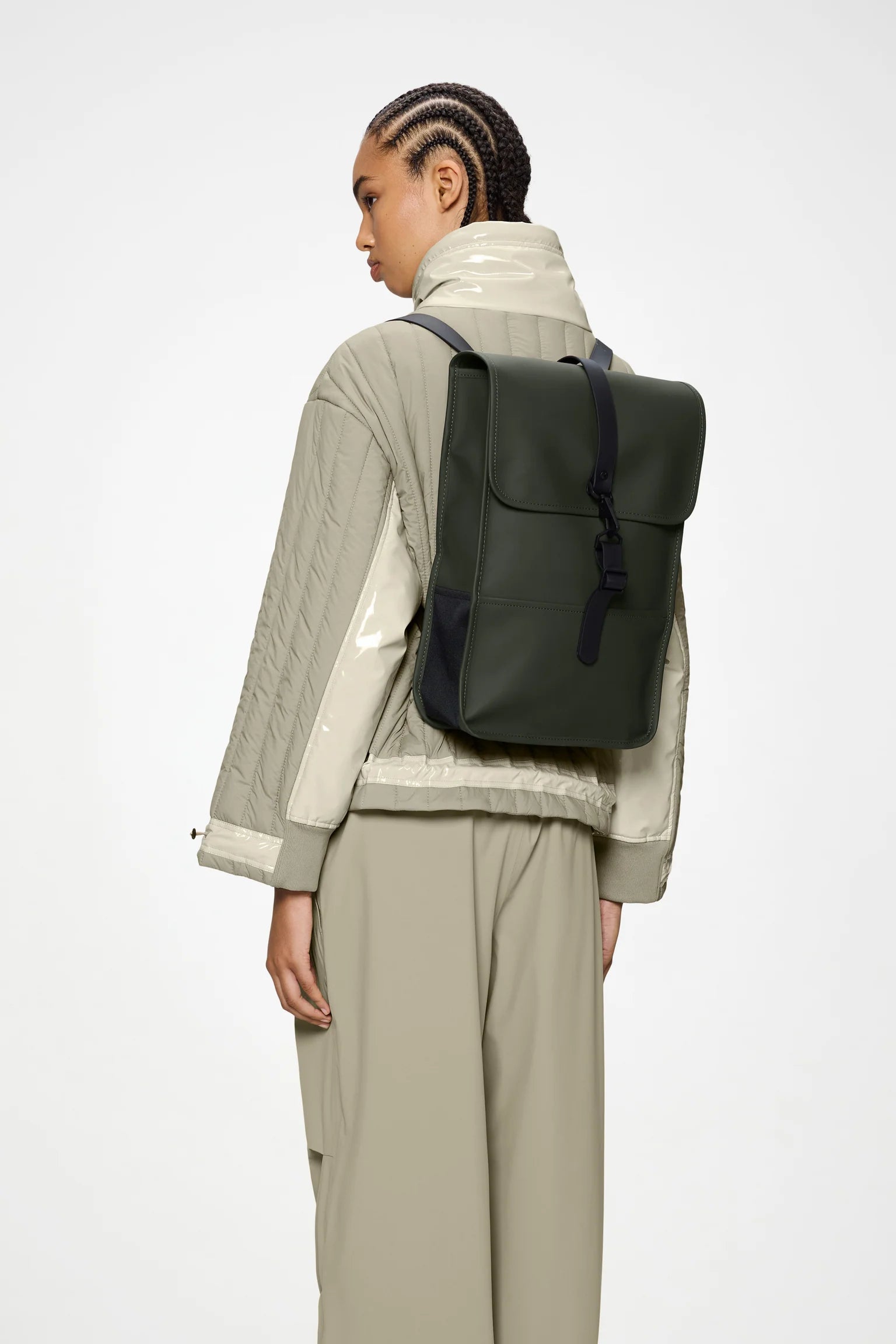 Mochila Rains Mini W3 Impermeable Verde