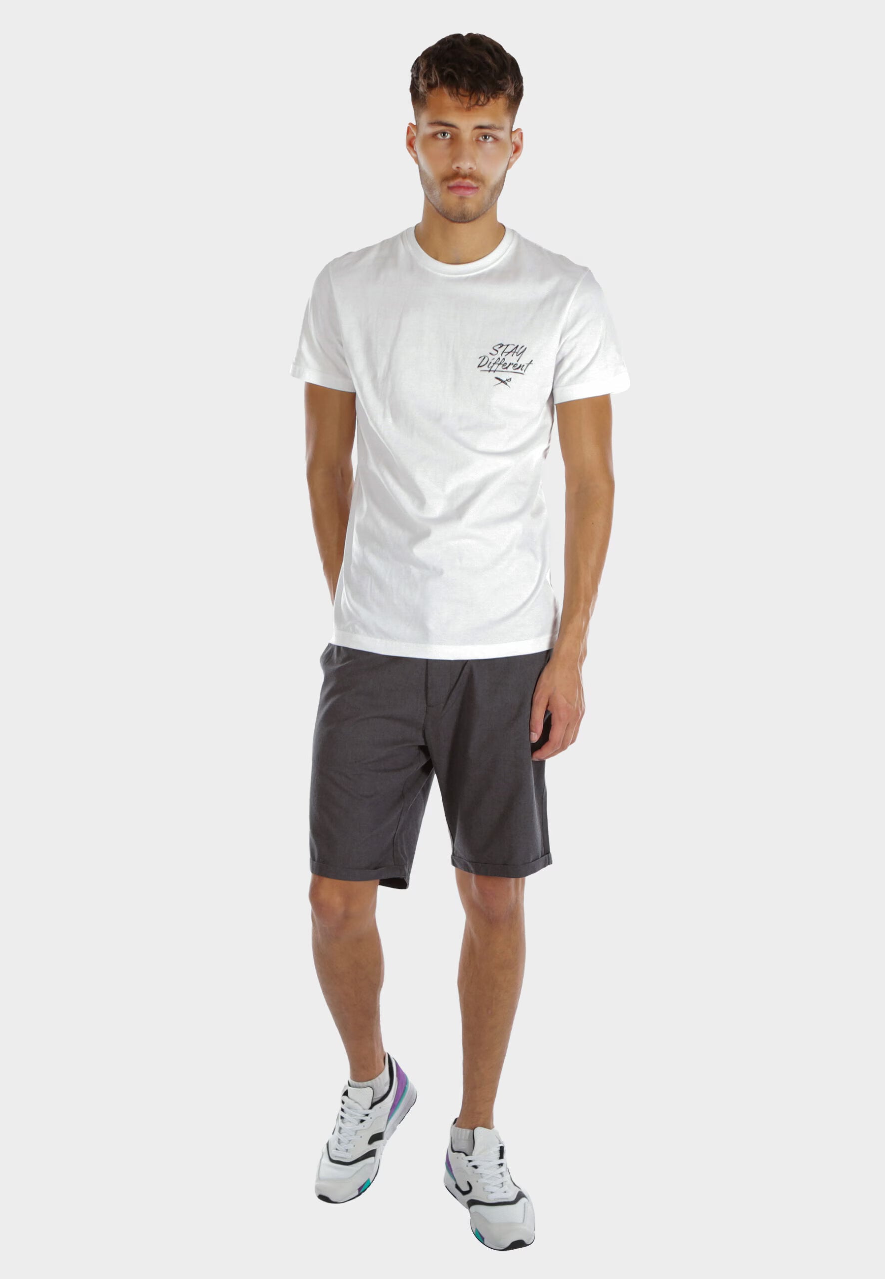 Bermuda Iriedaily Golfer Chambray Cool Anthracite Melange