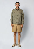 Bermudas Fat Moose Dereck canvas Khaki oscuro