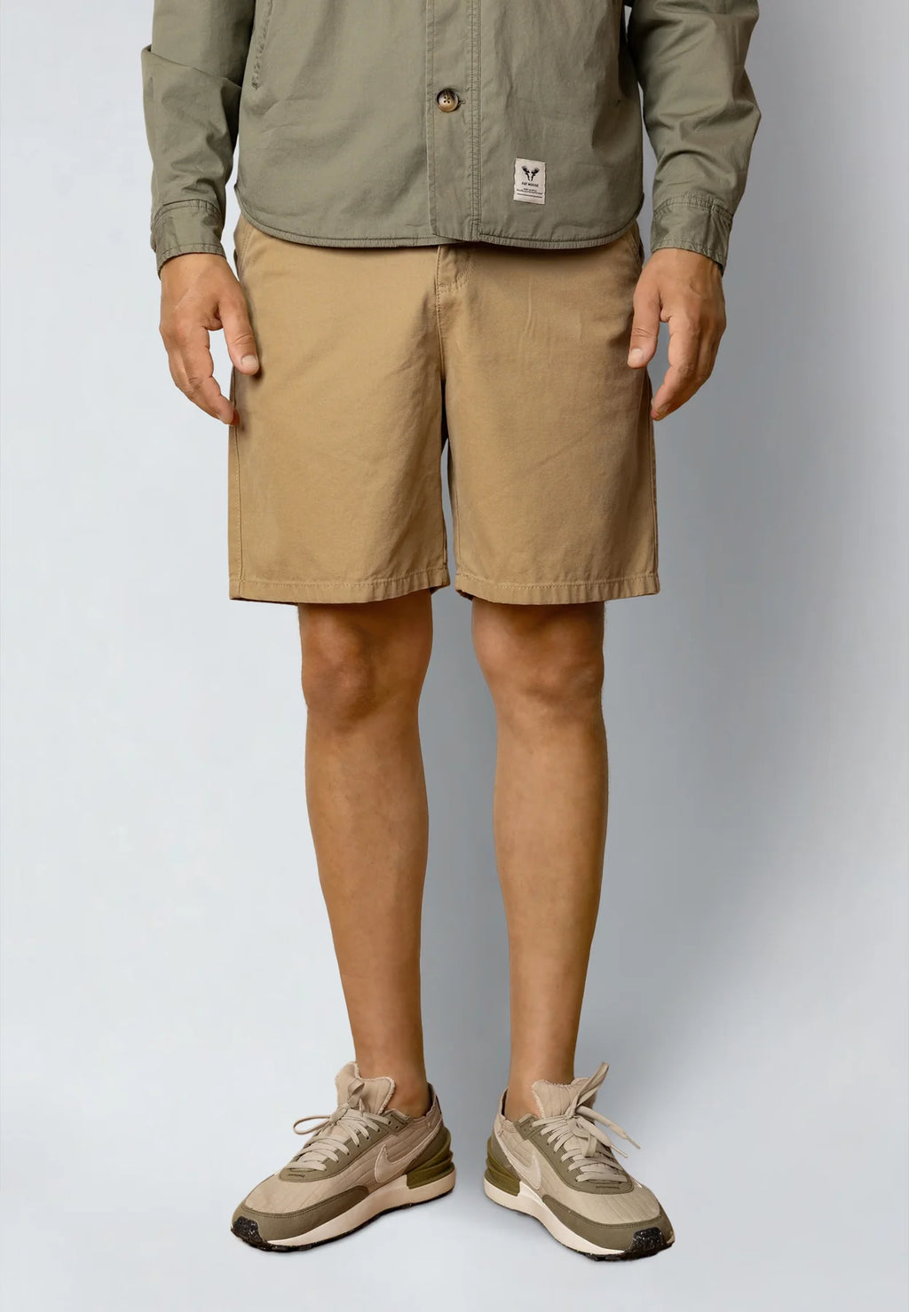 Bermudas Fat Moose Dereck canvas Khaki oscuro
