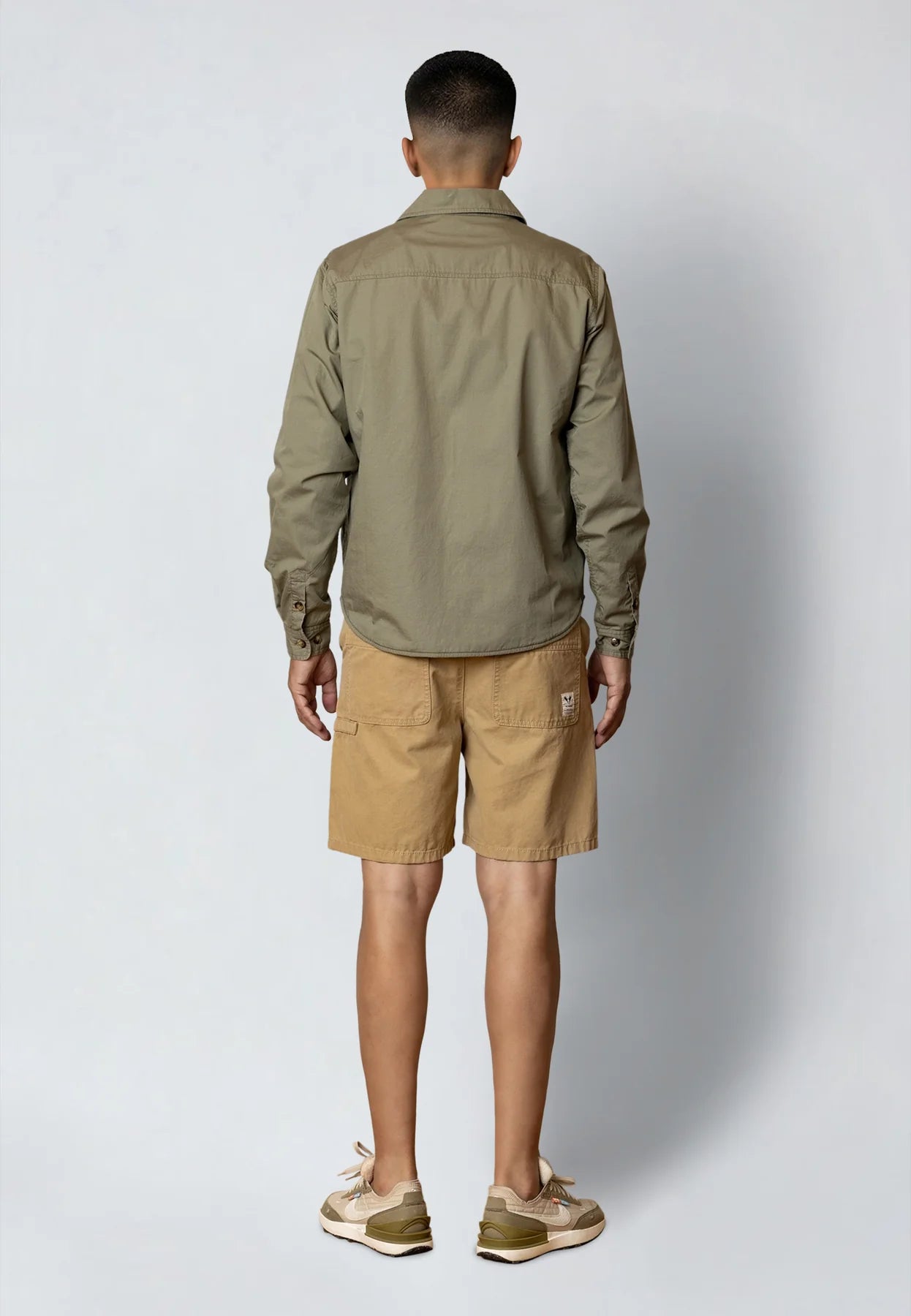 Bermudas Fat Moose Dereck canvas Khaki oscuro