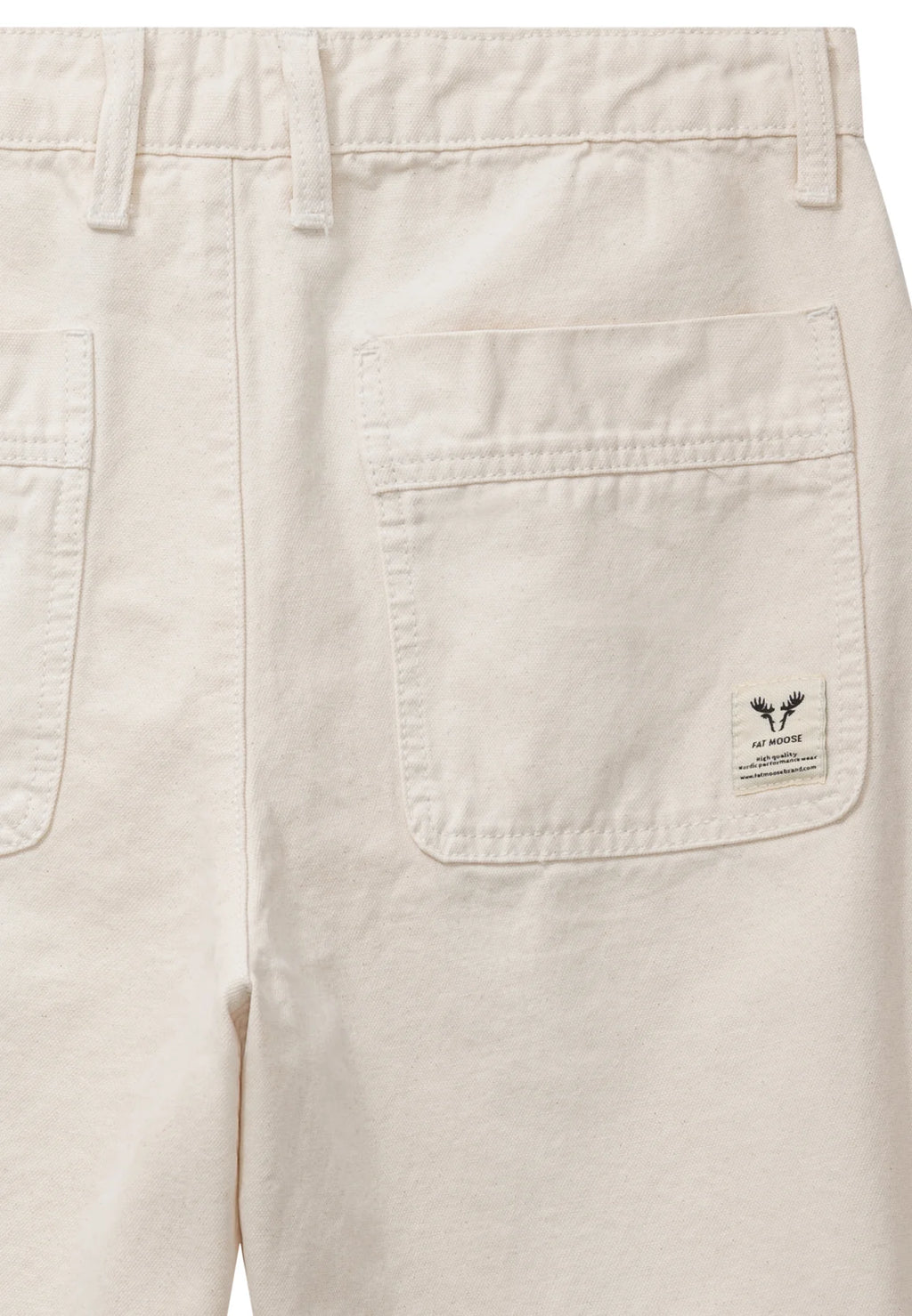 Bermudas Fat Moose Dereck canvas Ecru