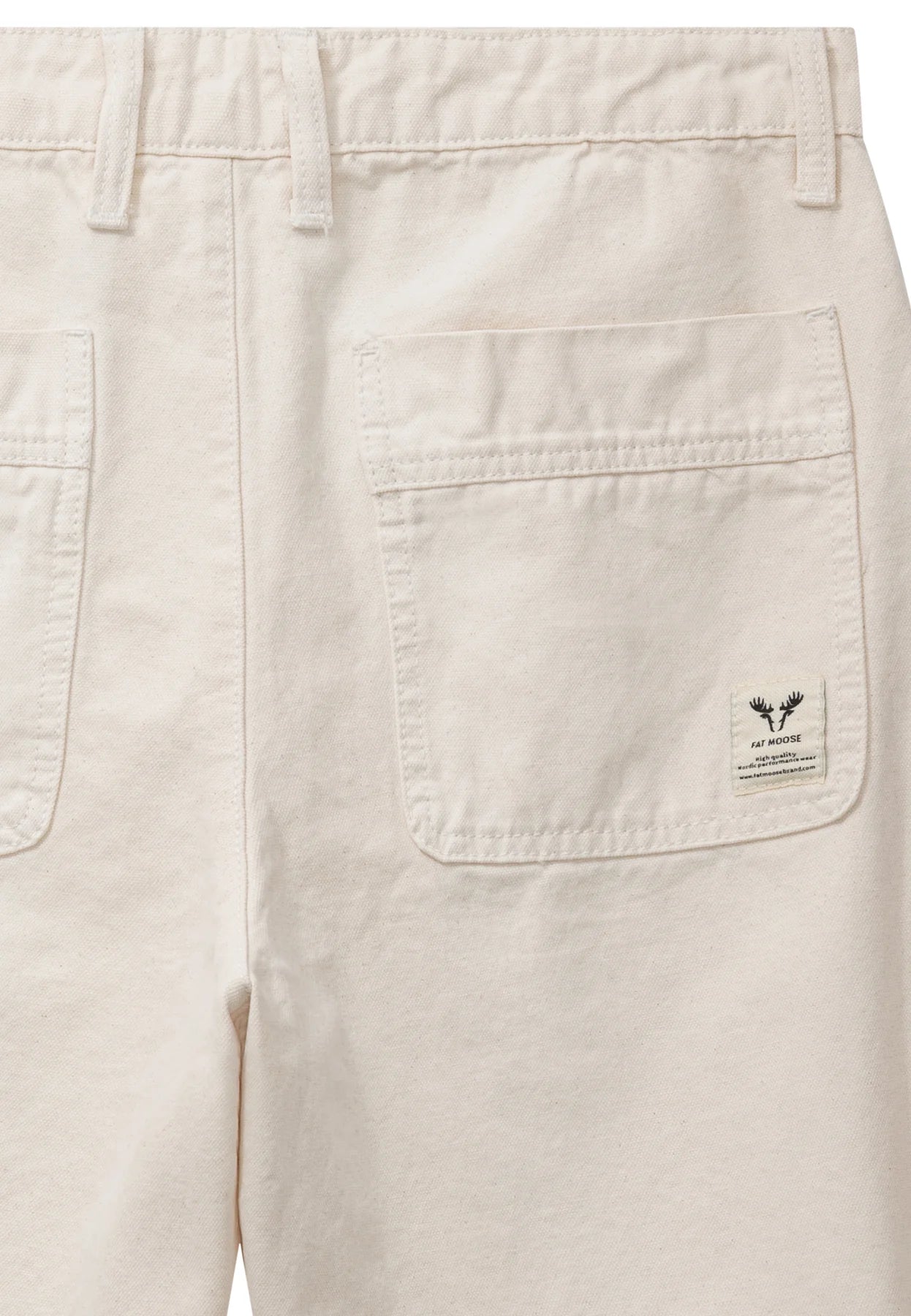 Bermudas Fat Moose Dereck canvas Ecru