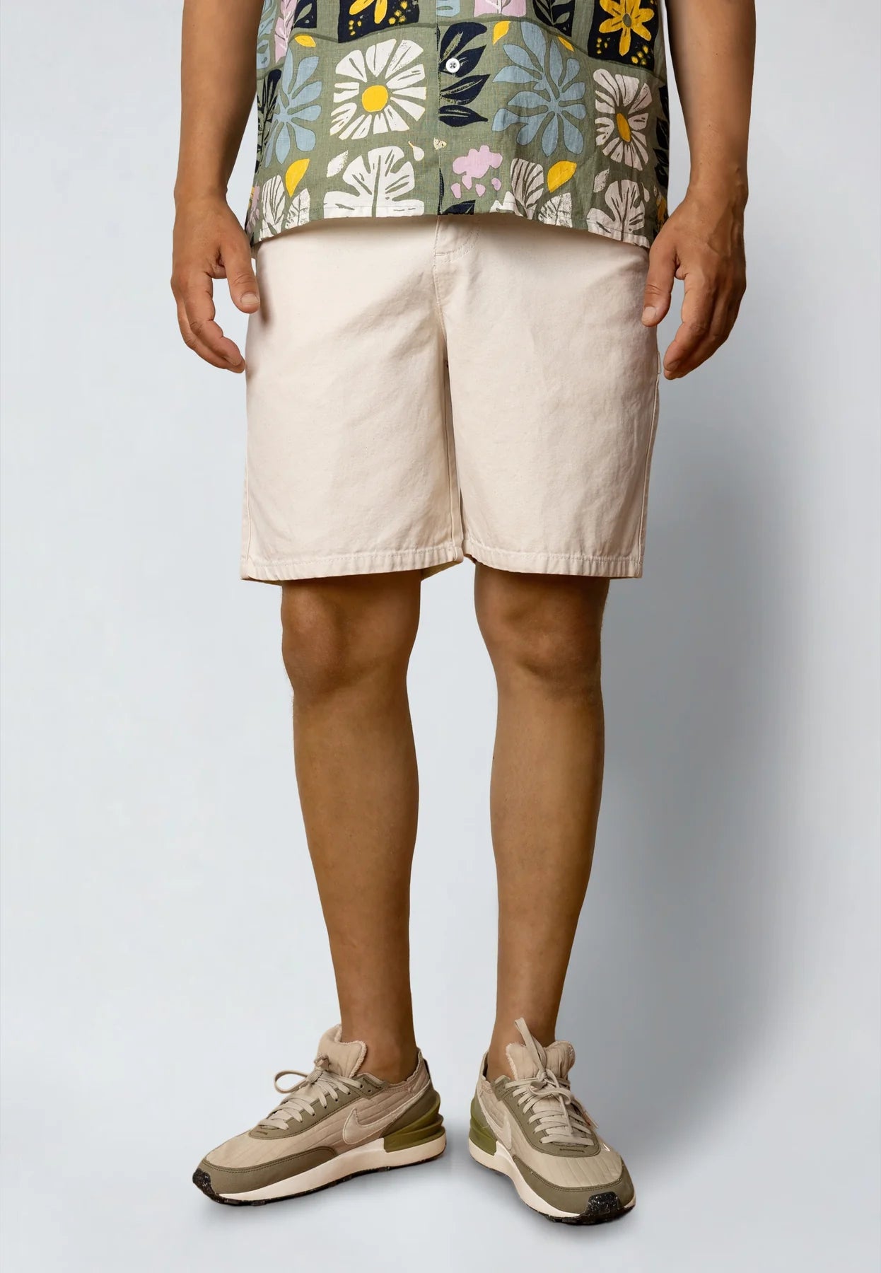 Bermudas Fat Moose Dereck canvas Ecru