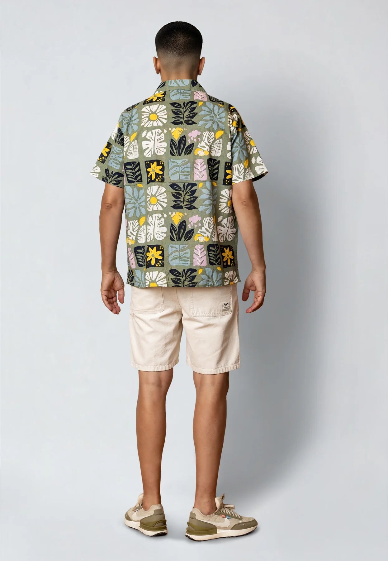 Bermudas Fat Moose Dereck canvas Ecru