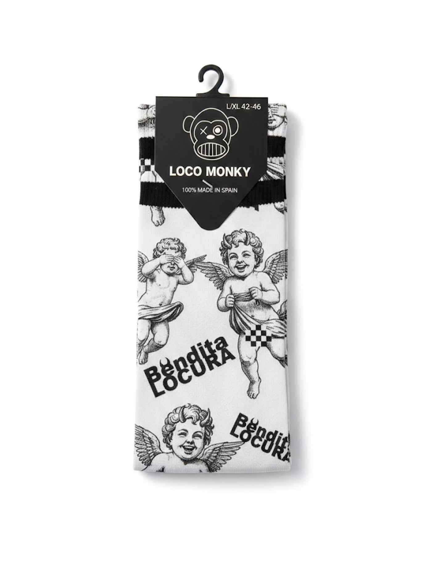 Calcetines unisex de Loco Monky Bendita Locura IV