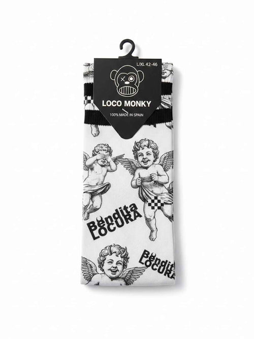 Calcetines unisex de Loco Monky Bendita Locura IV