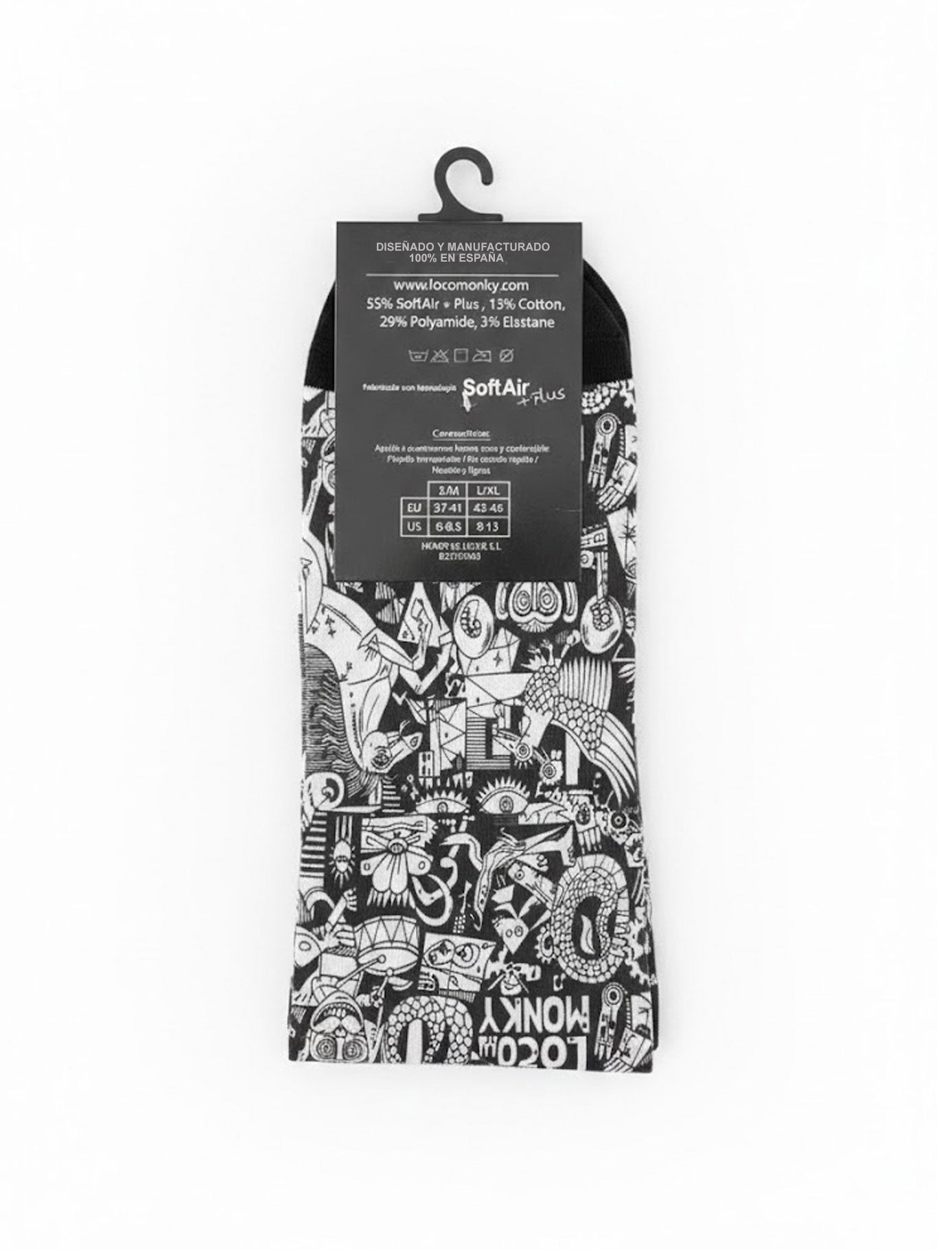 Calcetines unisex de Loco Monky Nonsense