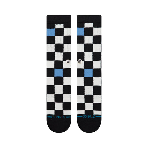Calcetines Stance Chef Check Crew Negro