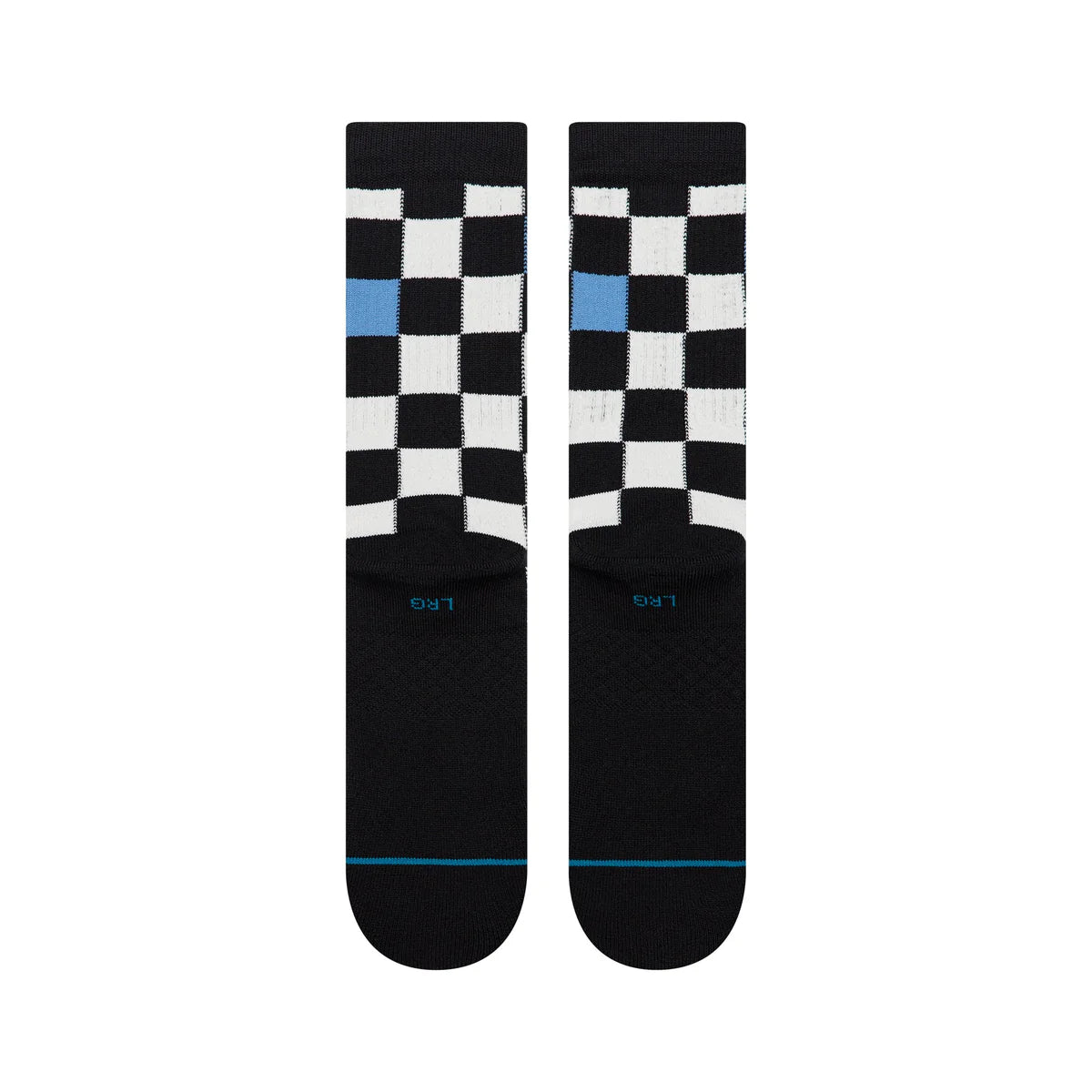 Calcetines Stance Chef Check Crew Negro