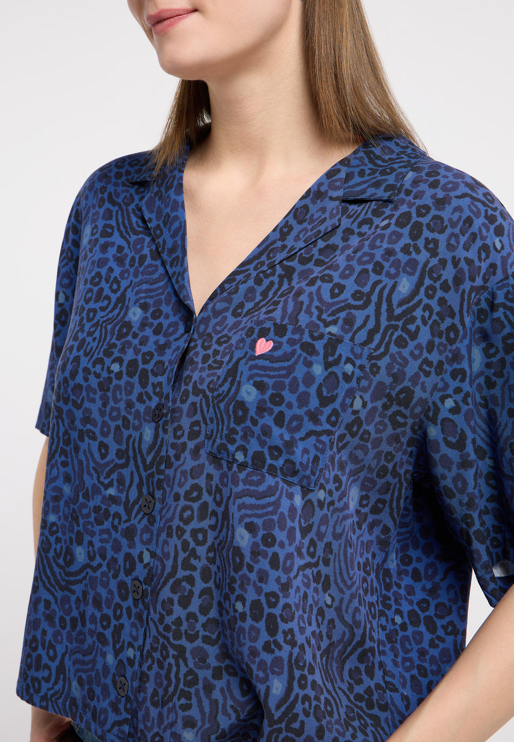 Blusa Ragwear Perrine print Night blue