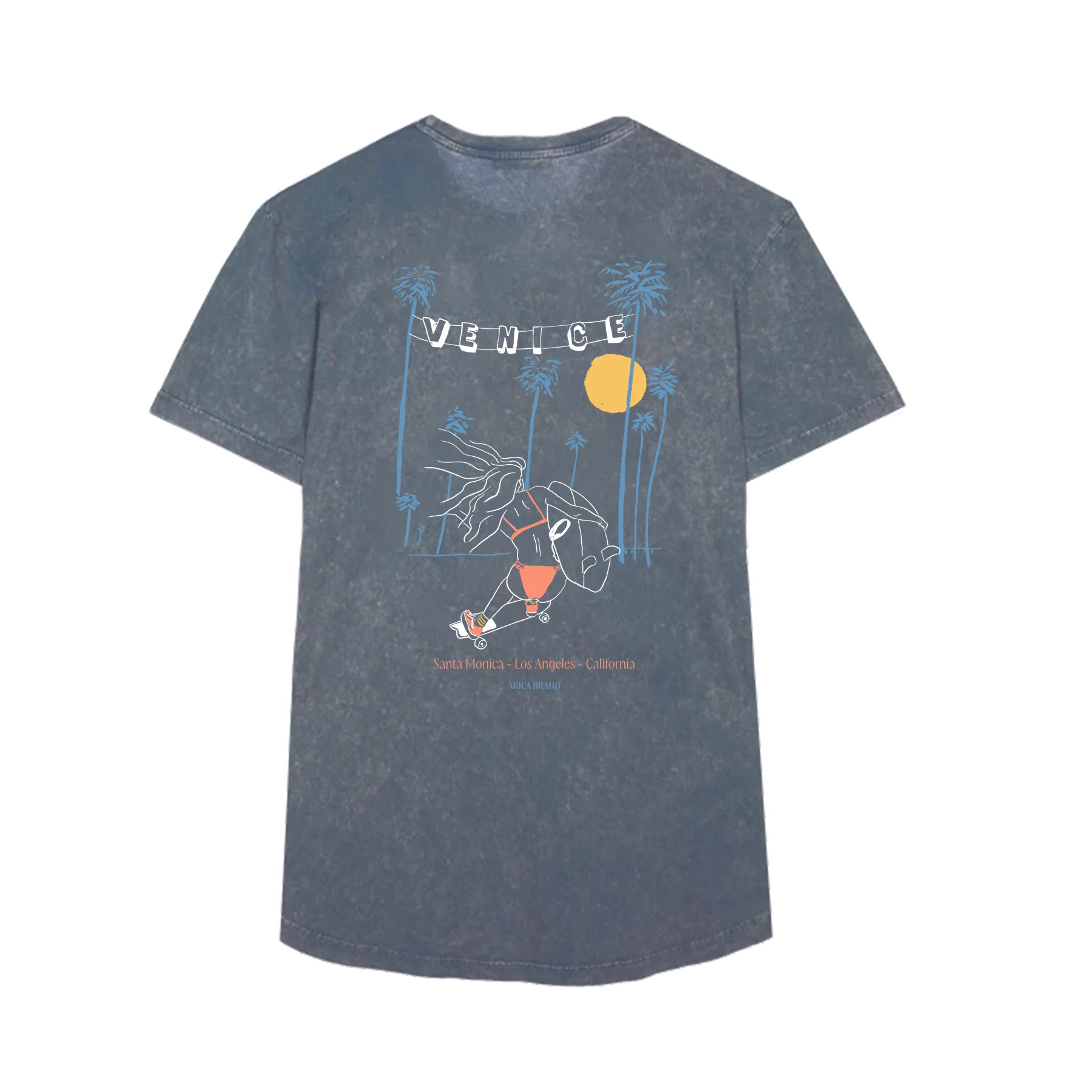 Camiseta Arica Venice Blue petrol