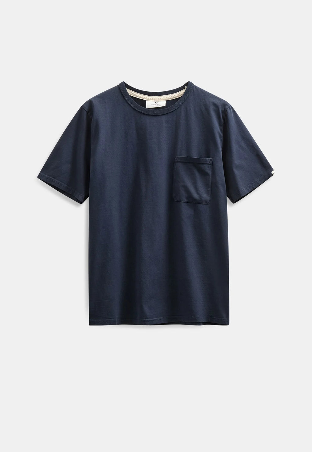 Camiseta Anerkjendt Akkikki Pocket Azul marino