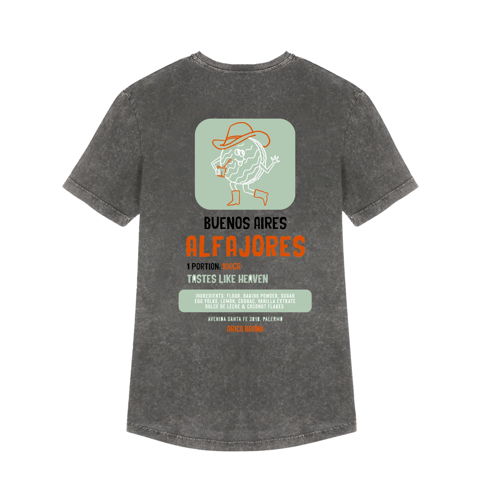 Camiseta Arica Alfajores Grey