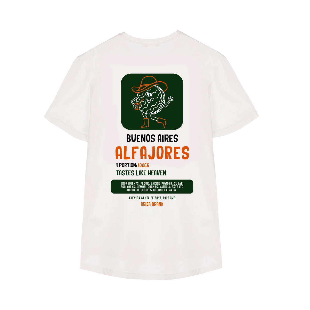 Camiseta Arica Alfajores White