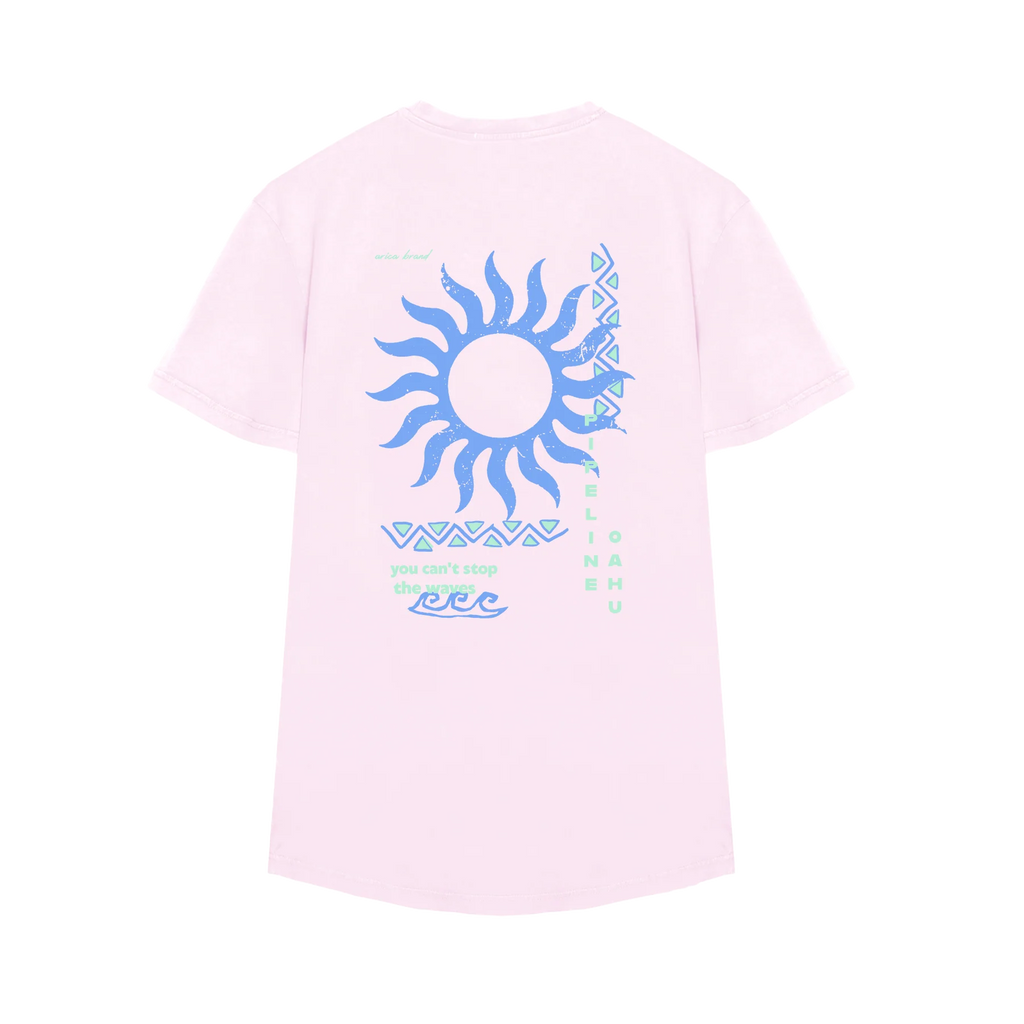 Camiseta Arica Pipeline Rosa Palo