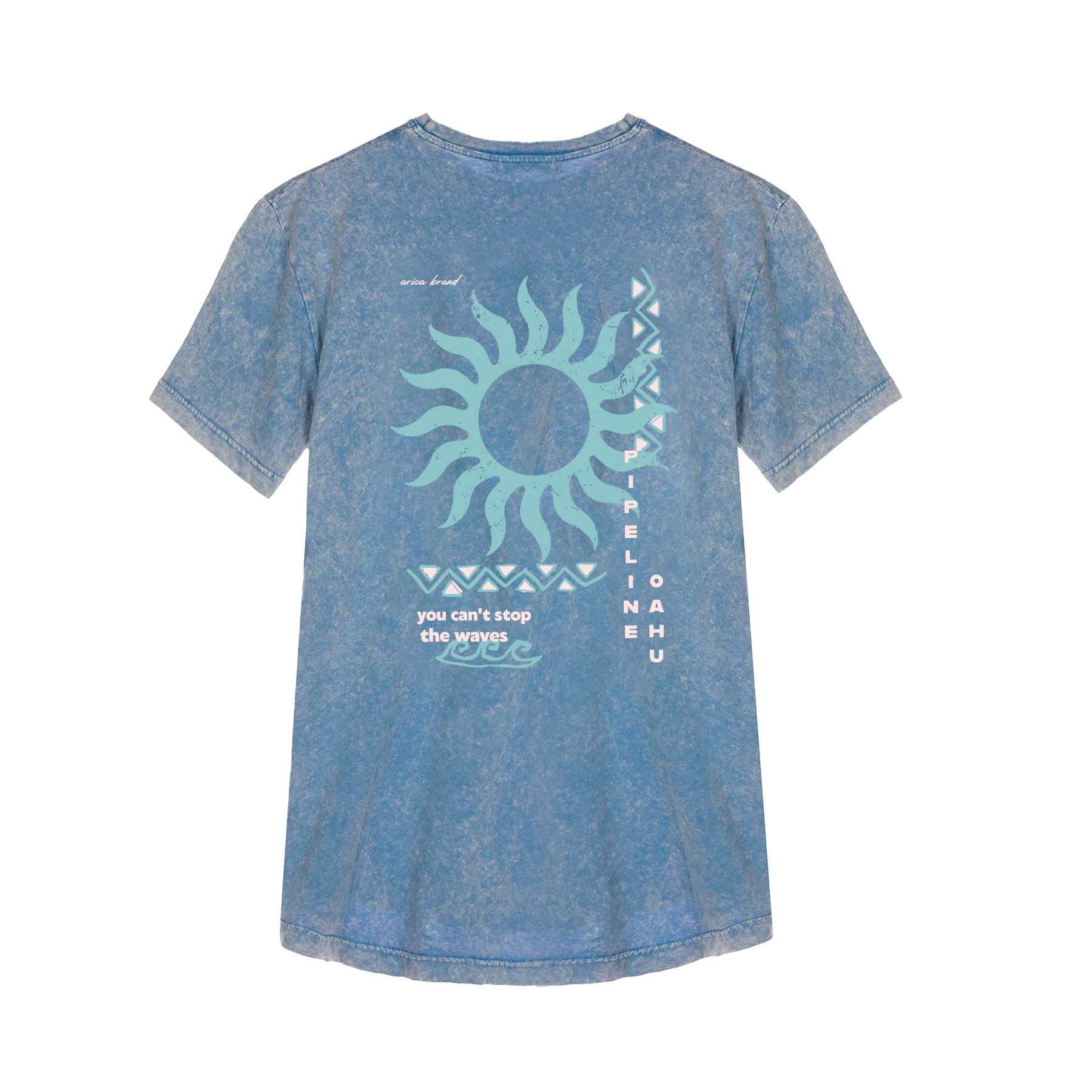 Camiseta Arica Pipeline Azul Cielo