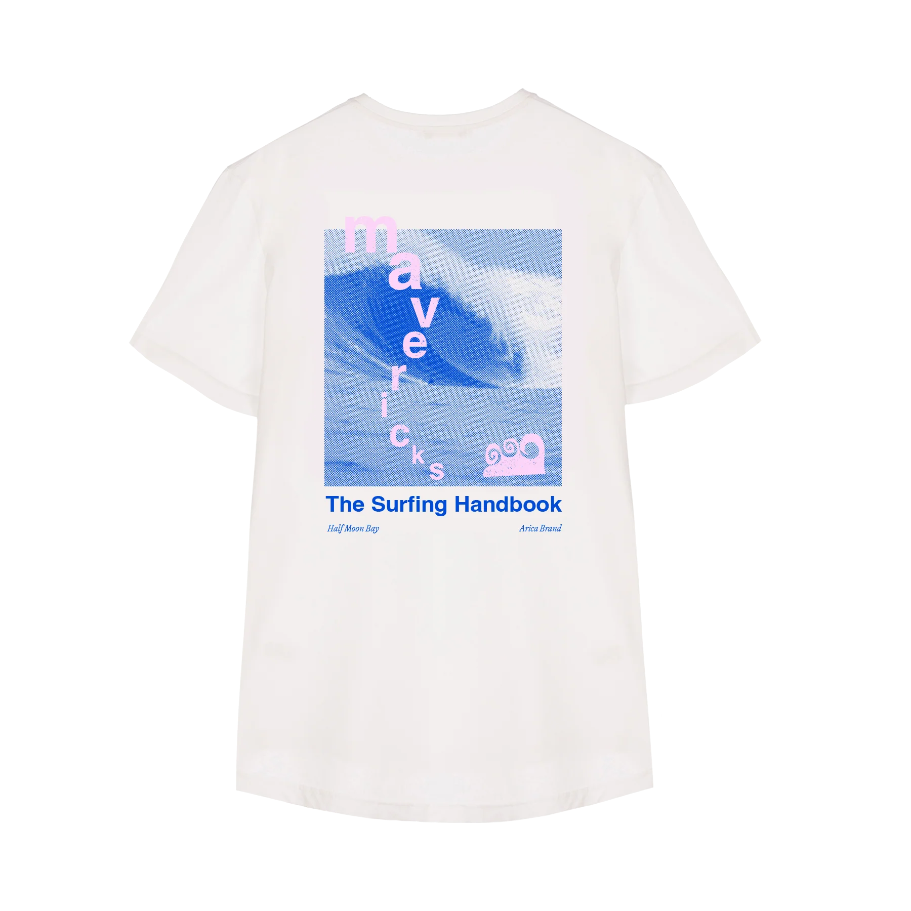 Camiseta Arica Surfing Handbook Blanco