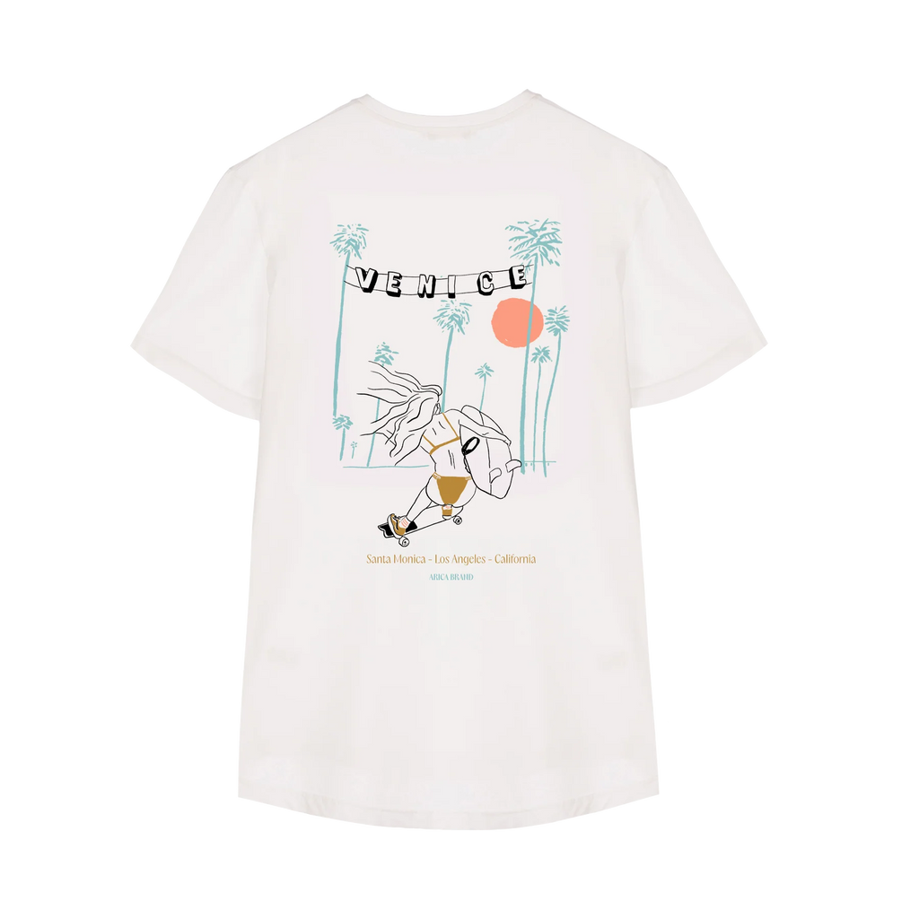 Camiseta Arica Venice Beach Blanco