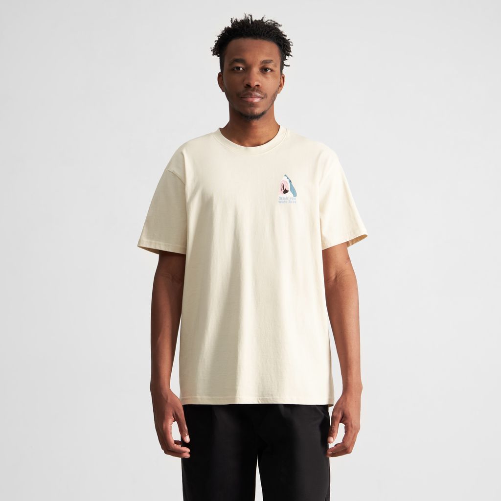 Camiseta Dedicated Stockholm Wish Chest Oat White